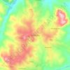 Mapa topográfico Salubindza, altitud, relieve