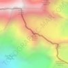 Mapa topográfico უშგული - Ушгули, altitud, relieve