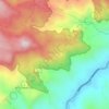 Mapa topográfico Rompe Gading, altitud, relieve