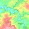 Mapa topográfico La Sayère, altitud, relieve