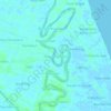 Mapa topográfico Tanjung Tualang, altitud, relieve