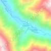 Mapa topográfico Las Marquesas, altitud, relieve