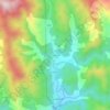 Mapa topográfico Ban Sa Le, altitud, relieve