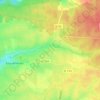 Mapa topográfico Le Sarrois, altitud, relieve