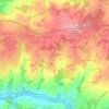 Mapa topográfico Fontchabrier, altitud, relieve