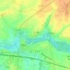 Mapa topográfico Estouilly, altitud, relieve