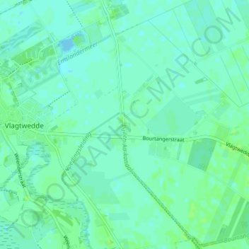 Mapa topográfico Weite, altitud, relieve