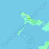 Mapa topográfico Goat Cay, altitud, relieve