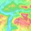 Mapa topográfico Le Bousquet de la Balme Bas, altitud, relieve