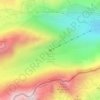Mapa topográfico Capanna Corno Gries CAS, altitud, relieve