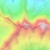 Mapa topográfico Pizzo Badile / Piz Badile, altitud, relieve