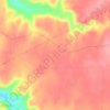 Mapa topográfico Corrales del Tío Donao, altitud, relieve