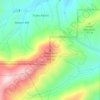 Mapa topográfico Davenport Mountain, altitud, relieve