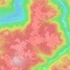 Mapa topográfico True, altitud, relieve