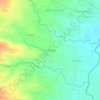 Mapa topográfico Sukowidi, altitud, relieve