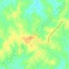 Mapa topográfico El Oasis, altitud, relieve