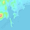 Mapa topográfico El Tomate, altitud, relieve