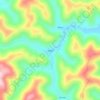 Mapa topográfico Kayjay, altitud, relieve