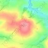 Mapa topográfico Baeyerhöhe, altitud, relieve