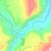 Mapa topográfico Tamaute, altitud, relieve