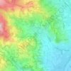 Mapa topográfico Lovara, altitud, relieve