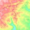 Mapa topográfico Nuevo Pozuzo, altitud, relieve