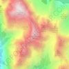 Mapa topográfico Cima d'Ambata, altitud, relieve