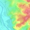 Mapa topográfico La Chapelle Gond, altitud, relieve