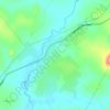 Mapa topográfico Obada, altitud, relieve