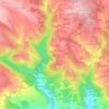 Mapa topográfico Chalivent, altitud, relieve