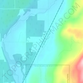 Mapa topográfico Vay, altitud, relieve