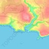 Mapa topográfico Solva, altitud, relieve