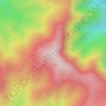 Mapa topográfico Mount Palanan, altitud, relieve