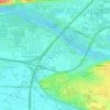 Mapa topográfico Le Haut de la Noue, altitud, relieve