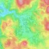 Mapa topográfico Le Champ, altitud, relieve