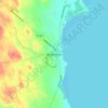 Mapa topográfico Ballyronan, altitud, relieve