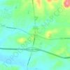 Mapa topográfico Heatherwood Hills, altitud, relieve