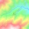 Mapa topográfico Okyap, altitud, relieve
