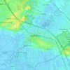 Mapa topográfico Steenwijk, altitud, relieve