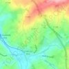 Mapa topográfico Le Mesnil Grimault, altitud, relieve