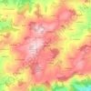 Mapa topográfico Le Petit Mazel, altitud, relieve