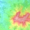 Mapa topográfico Ewshot, altitud, relieve