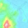 Mapa topográfico Buntu Kesu, altitud, relieve