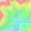 Mapa topográfico Mirador de Tusho, altitud, relieve