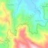 Mapa topográfico Tigua Chimbacucho, altitud, relieve