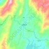 Mapa topográfico Tongbiguan, altitud, relieve