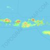 Mapa topográfico Nusa Tenggara Barat, altitud, relieve