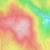 Mapa topográfico Glendoo Mountain, altitud, relieve