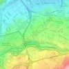 Mapa topográfico Bardonnex, altitud, relieve