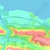 Mapa topográfico Riego, altitud, relieve